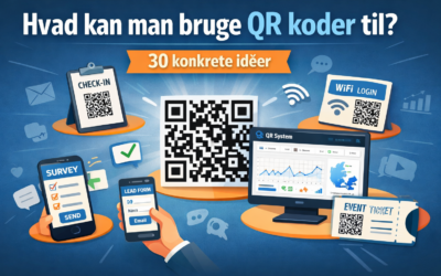 Hvad kan man bruge QR koder til? (30 konkrete idéer)
